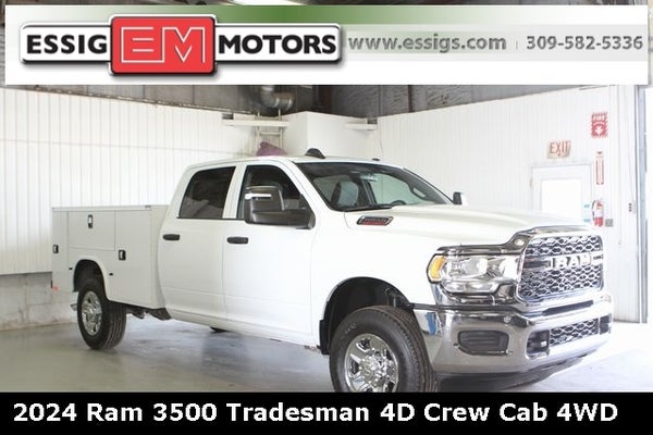 2024 RAM 3500 Tradesman 4D Crew Cab 4WD in Aledo, IL - Essig Motors Inc.